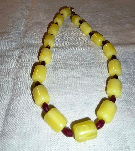 Vintage kette butterscotch - vintage,