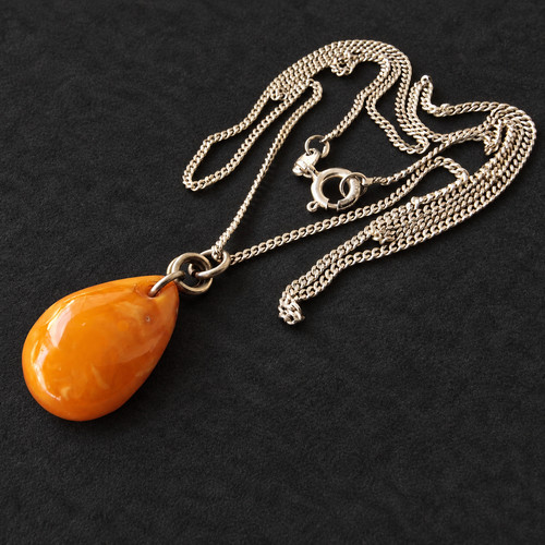 Vintage anhänger butterscotch - vintage,