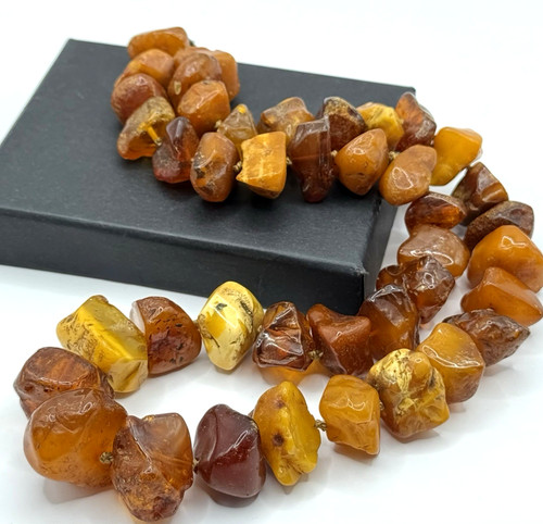 Bernstein kette aus - bernstein-kette,