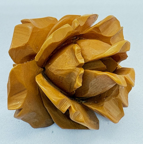 Vintage carved butterscotch - carved,