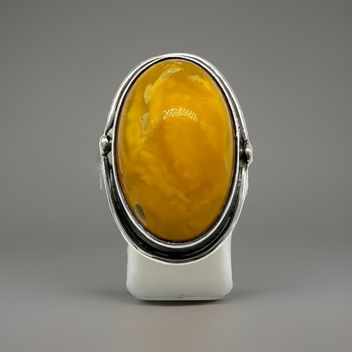 925 silberring bernstein - 925/-,