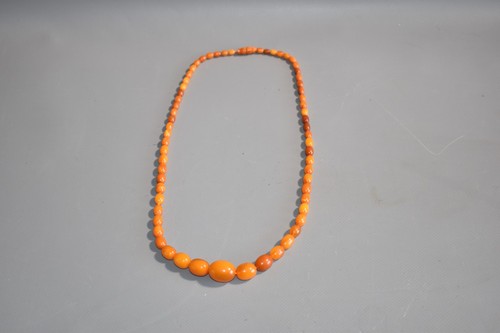 Antike halskette butterscotch - antike,