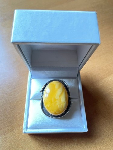 Bernstein ring honigfarben - ring, ,
