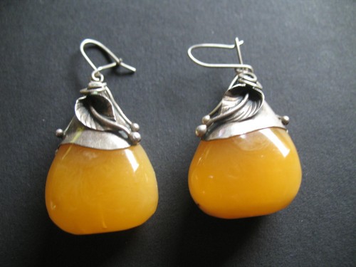 Ohrstecker butterscotch - ohrstecker,