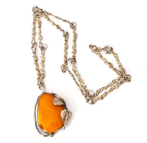 Vintage bernstein kette 925 - bernstein,