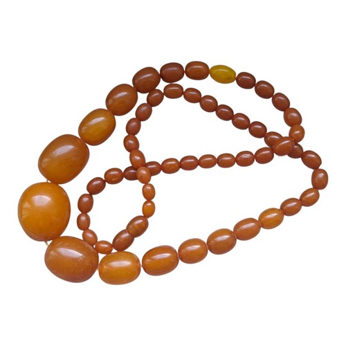 Vintage baltic amber necklace - baltic,