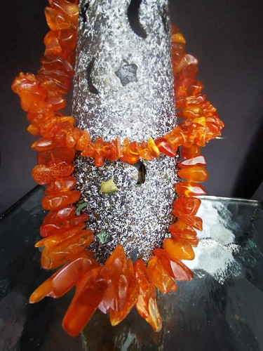 Kette bernstein amber - ,