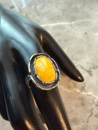 Antiker silber ring - silber,